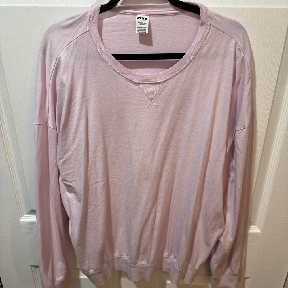 Pink VS Light pink long sleeve tee size XXL